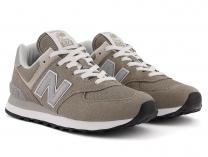 Серые кроссовки New Balance Classic Gl WL574EVG