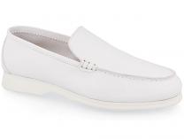 Женские мокасины Las Espadrillas Soft Leather 417-13 Optical White