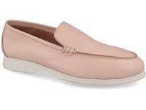 Женские мокасины Las Espadrillas Soft Leather 417-34 Pudra