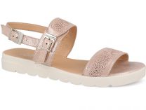 Сандалии Las Espadrillas 020-F-18   (золотистий/бежевый)
