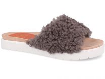 Женские шлепанцы Las Espadrillas Madagaskar Grey 20424-37    (серый)