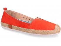 Мокасины Las Espadrillas 10119-49  (коралловый/оранжевый)