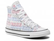 Мужские кеды Converse Chuck Tailor All Star Wordmark Print Hi 170107C