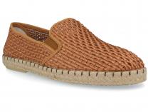 Мужские слипоны Las Espadrillas Cuero FV0102-04 Made in Spain