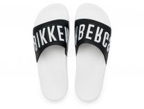 Тапочки Dirk Bikkembergs Swimm 108367-13 Made in Italy унисекс    (чёрный/белый)