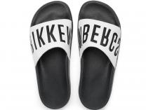 Тапочки Dirk Bikkembergs Swimm BKE 108367-2713 Made in Italy  (чёрный/белый)